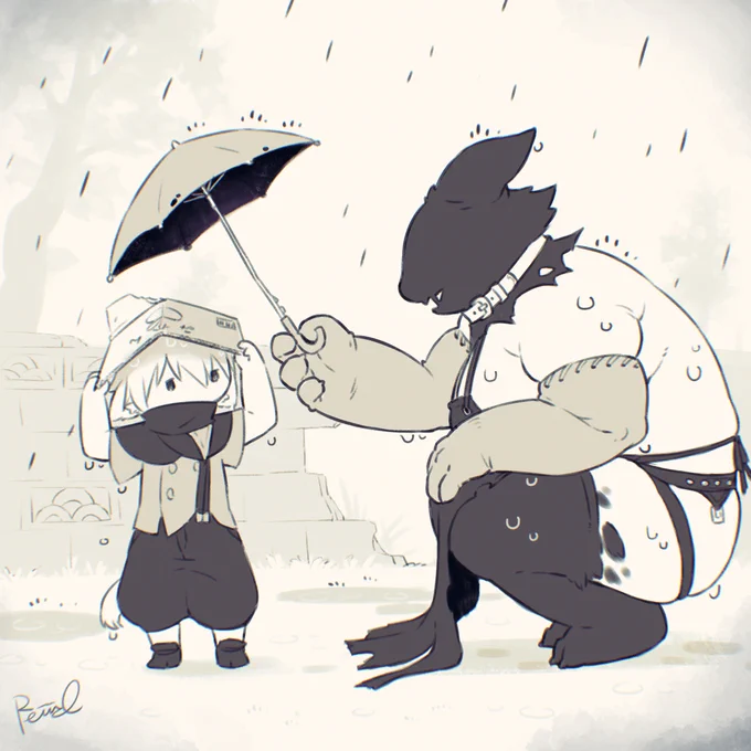 雨を凌ぐ傘ぐらいはどうにか手に入るもんだ