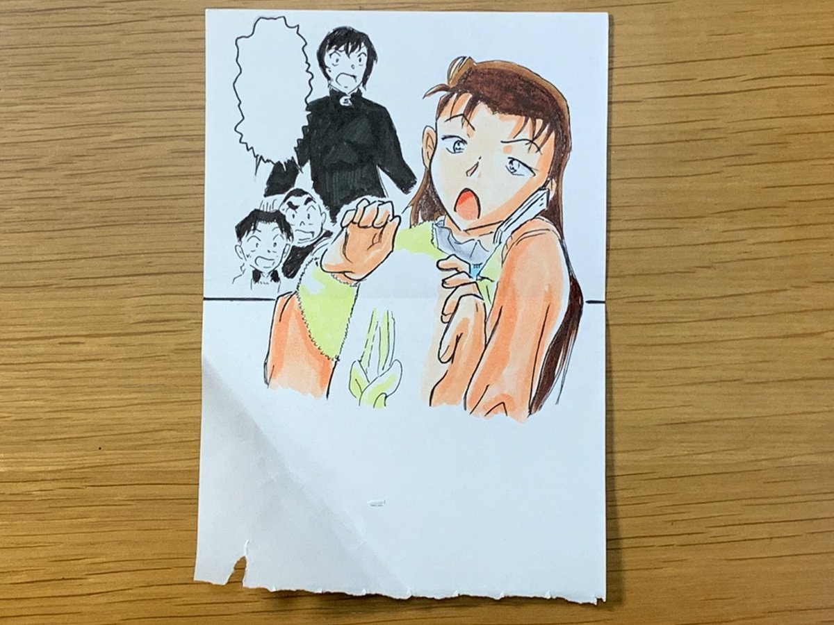 lightotawan's tweet photo. コナンのイラスト描きました🍀 https://t.co/YXL2Yujgkd