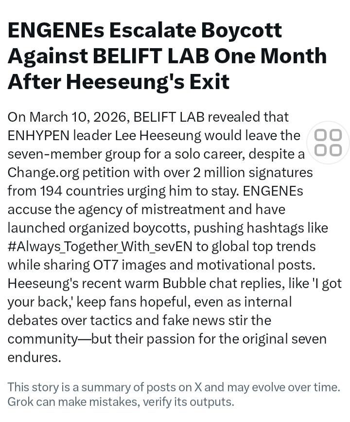 Jayparkelotitob's tweet photo. Hasta en los artículos salimos , engenes grandes las cosas que estamos logrando 🥺 orgullosa de pertenecer  a este fandom no bajemos la guardia hasta traer a Heeseung devuelta ���

#Always_Together_With_sevEN
#BELIFT_DO_YOUR_JOB https://t.co/PAYmHiimGO