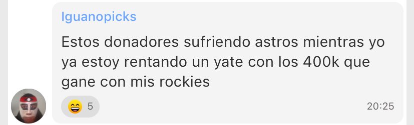 BetChatPostMX's tweet photo. quién más cobró anticipado con los Rockies?

#MLB #Astros #Rockies https://t.co/ib3CwjlxPB