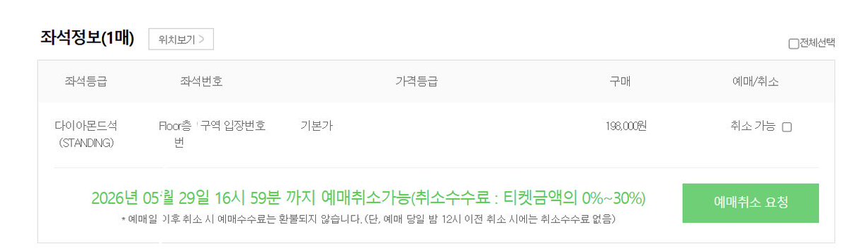 coco_ticketing_'s tweet photo. [멜론티켓] The Trilogy I - 2026 SHINee WORLD VIII : <THE INVERT> 선예매 대리티켓팅 및 대리 취켓팅 성공내역 (4) (5)

플로어 vip

* 경력 인증용 *
- 경력 일부 업로드 https://t.co/clc8TOyK57