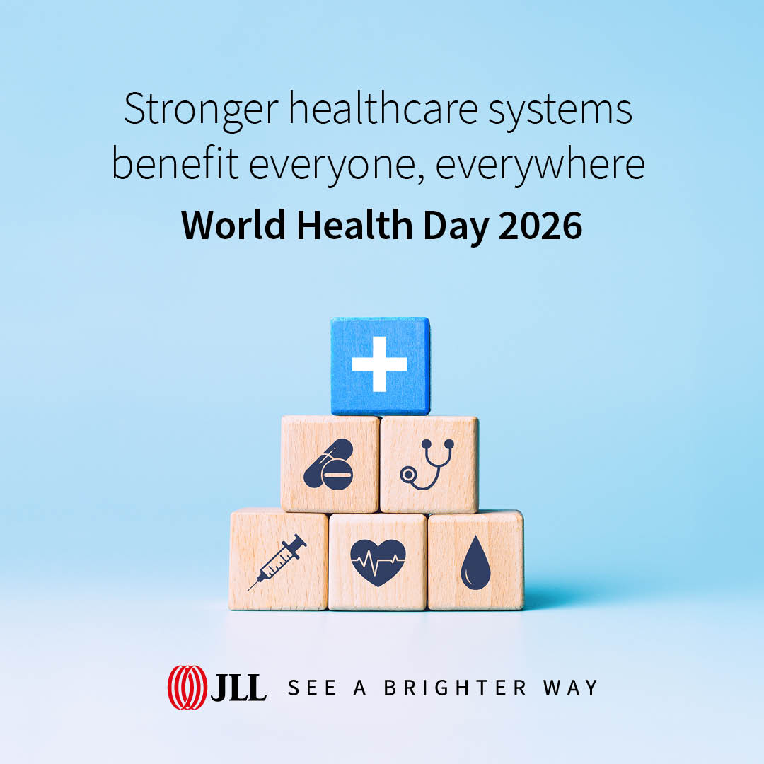 JLLIndia's tweet image. Accessible, quality healthcare infrastructure serves as the cornerstone of flourishing communities and sustainable progress. This World Health Day, let’s commit to building inclusive healthcare systems that leave no one behind.

#WorldHealthDay2026 #HealthcareAccess