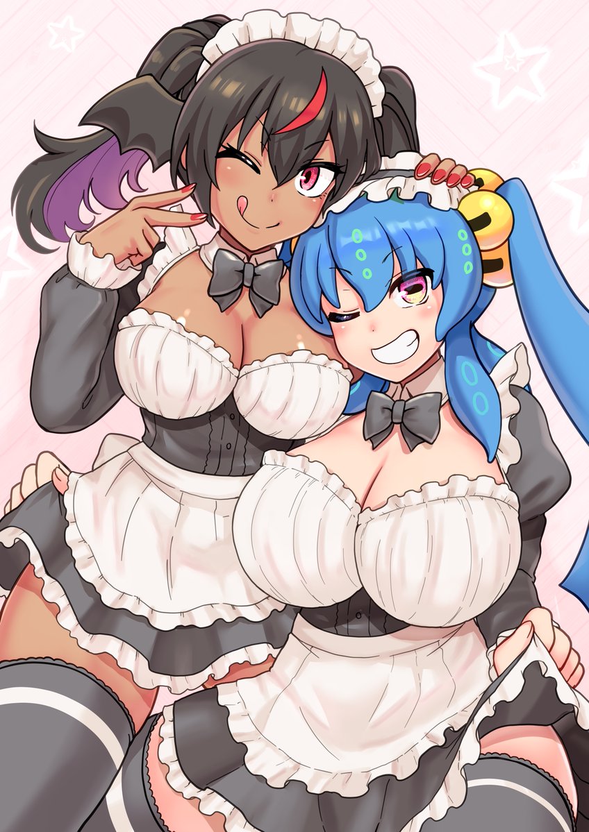 クトゥルフちゃん&ニャルちゃん
『メイドコス』 