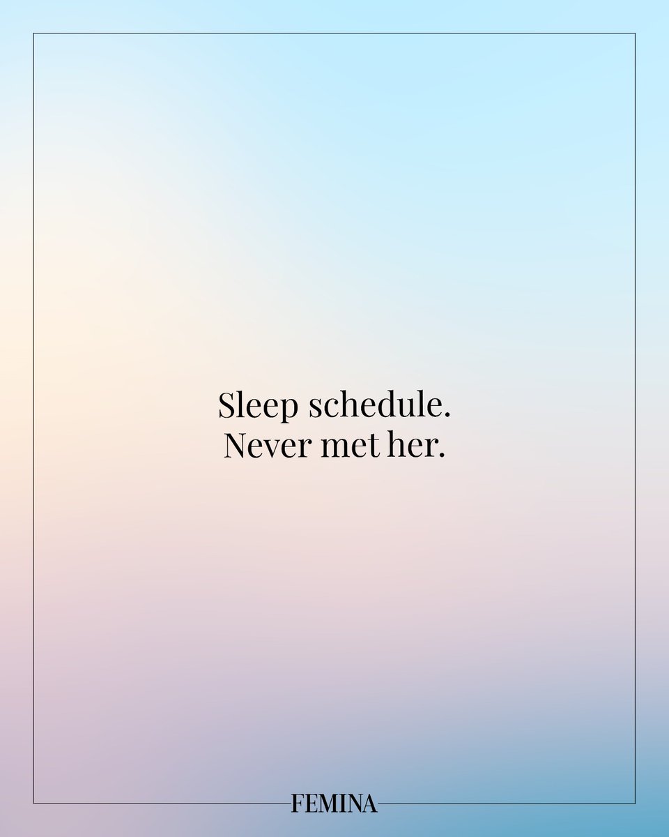 FeminaIndia's tweet image. I remix my sleep schedule..😴

#Femina #Relatable