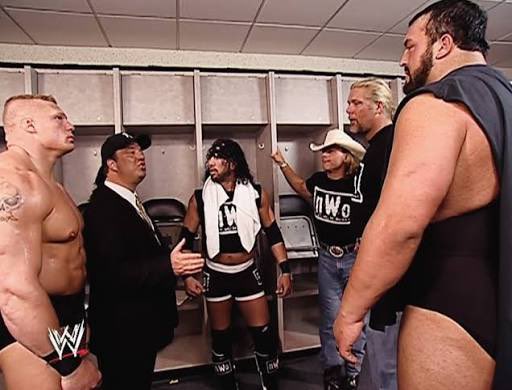 Q_boogi's tweet photo. 2026 and we still get to see Paul Heyman manage Brock Lesnar since he started in 2002 https://t.co/Sia08UEitR