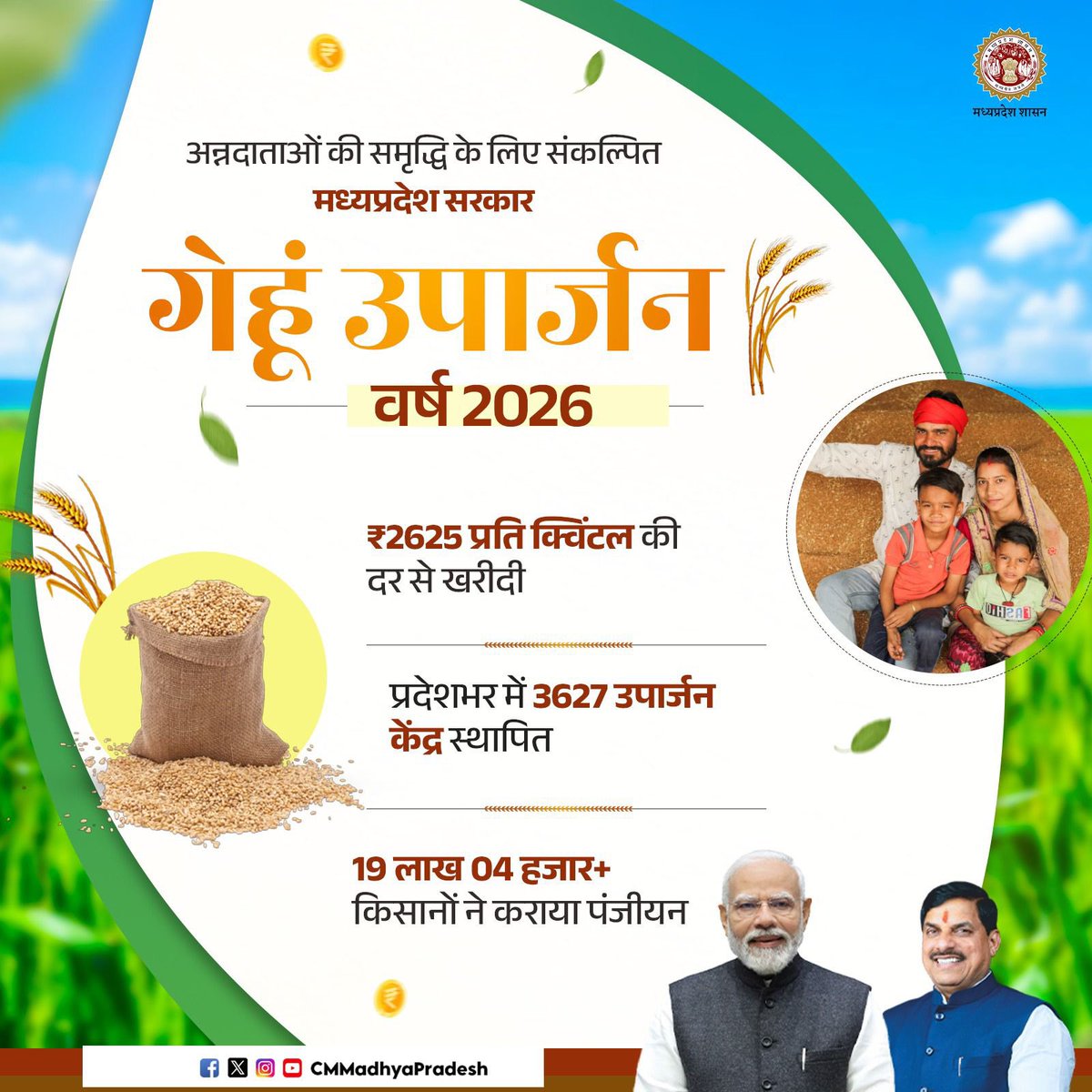 Chief Minister, MP tweet media