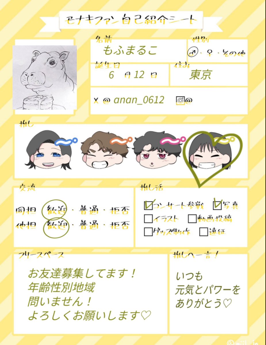 もふまるこ tweet media