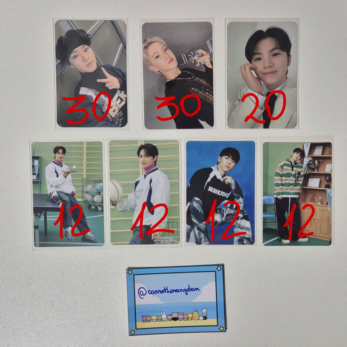 VENDO VENDA SEVENTEEN

-Aceito troca por pc do Hoshi e Woozi da minha WL
- Frete fixo de R$15
- Reservo c/ certeza de compra (sujeito a fb negativo de tw) 
- Mando foto e vídeo na dm
- Envio essa semana 

📌 Feedbacks no fixado