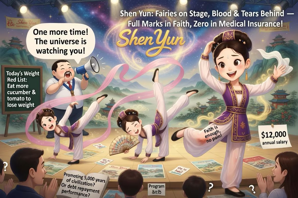 erinwaafi114033's tweet photo. Former dancers allege forced labor and neglect at Dragon Springs as Shen Yun leaders and current performers push back against accusations and state investigation begins. https://t.co/PFQIYQk6Rw