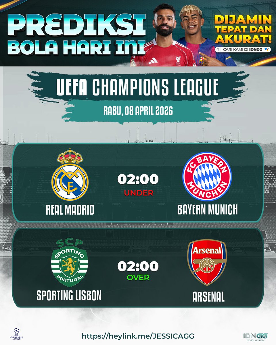ebullient57remi's tweet photo. UEFA CHAMPIONS LEAGUE

UCL MALAM PANAS!! Duel raksasa vs laga terbuka, kamu pilih yang mana?

#ucl #championsleague #prediksibola #bigmatch #overunder #IDNGG https://t.co/rG4w0dxjCy