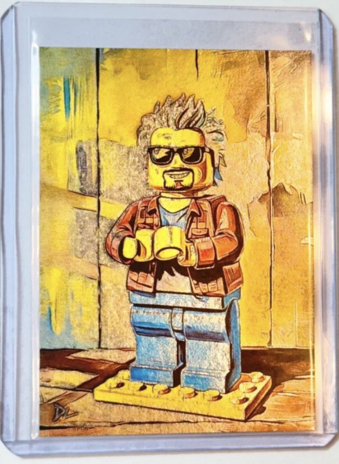 CalvinThomas88's tweet photo. So just picked up this @GuyFieri Platinum 1/1 sketch card!! What are the chances of me getting an auto? #TheHobbyFamily #cards #FoodLovers #FoodChannel https://t.co/FdP7WFw2jN