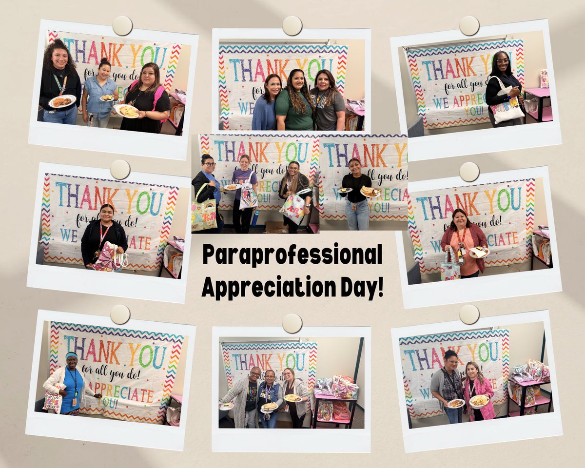 HumbleISD_PLE's tweet photo. We started showing our appreciation to some special staff members since last week: our Amazing Paraprofessionals, our Dedicated Librarian and now our Supportive Assistant Principal this week! PLE is lucky to have them! ❤️ @HumbleISD @ClaThomas_PLE @KWhite_PLE @ThreattSoviet https://t.co/sT0lC5NWgN