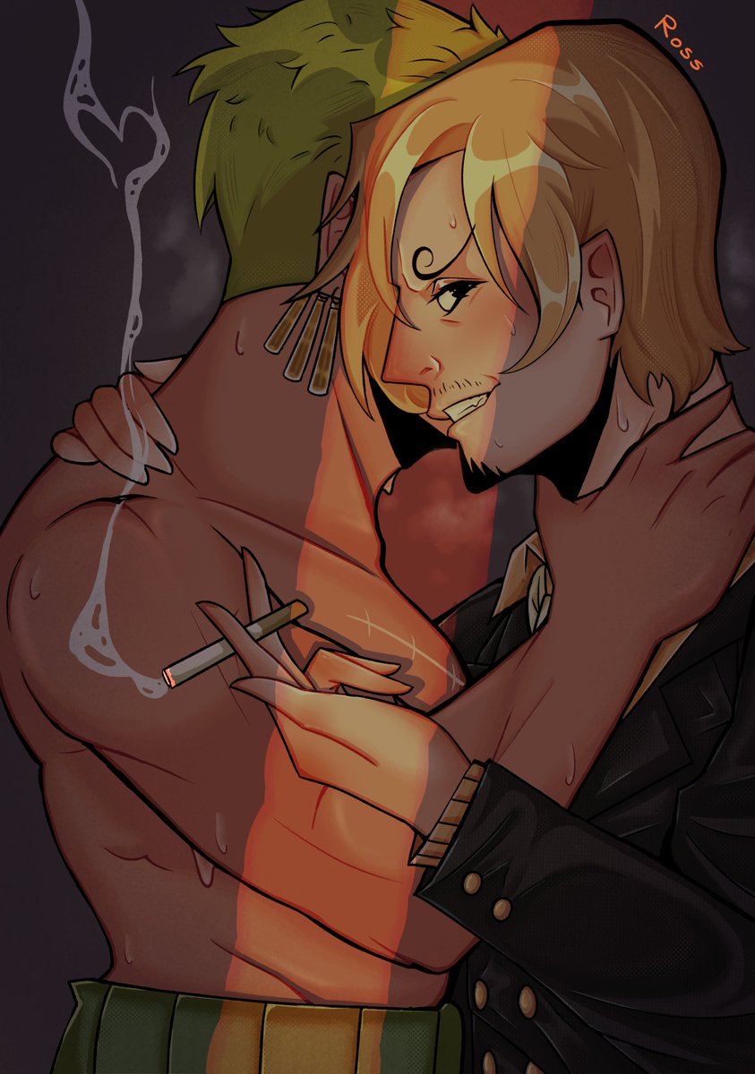 Shhh, you didnt see anything here 🤫🌬️

#zosan   #ゾロサン #onepiece