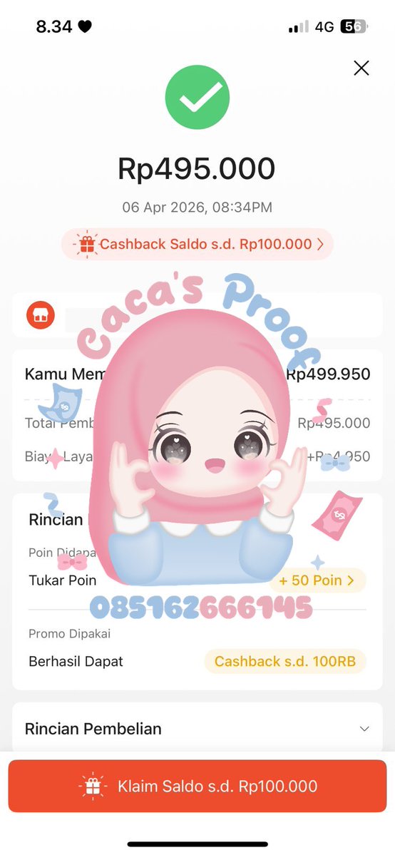 Caca ♡ ⃗ | WA di bio tweet media