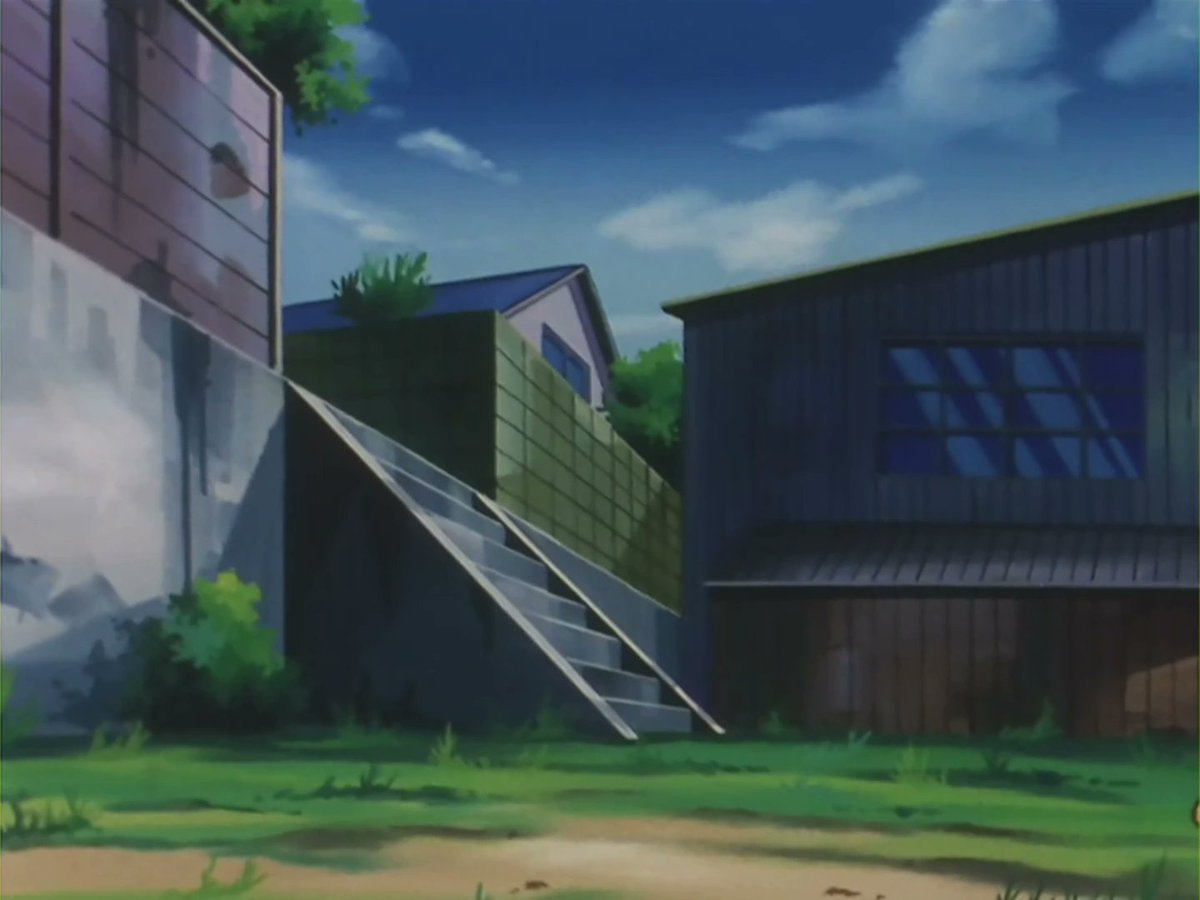 AshSatoshi4ever's tweet photo. one of the most recognizable liminal spaces in anime history. so damn iconic https://t.co/xbcMLvOThT