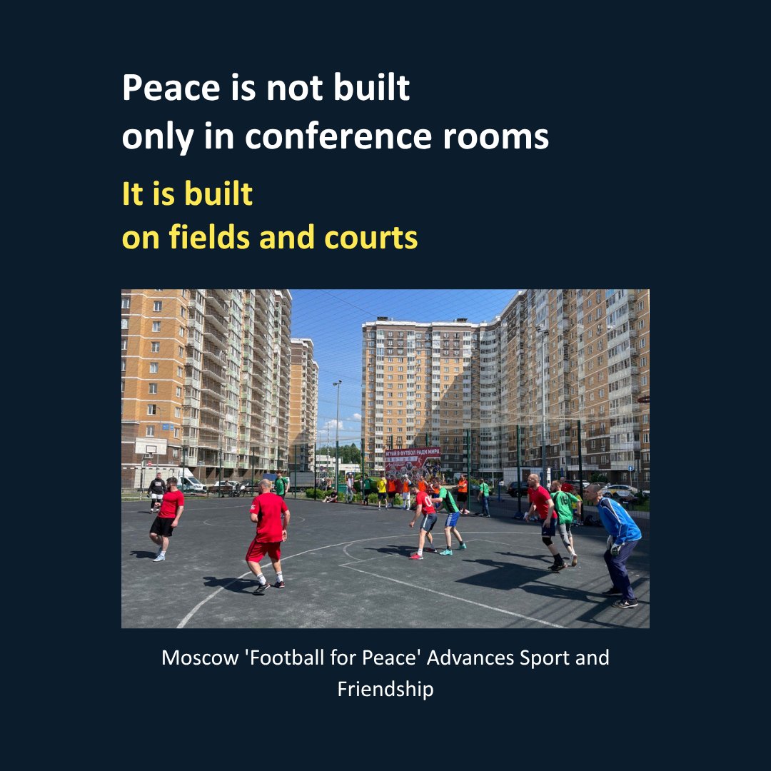 ukUPF's tweet photo. From the UN’s International Day of Sport for Development & Peace to the Olympic Truce, sport is recognised as a force for inclusion, dignity, dialogue, & social cohesion.
See https://t.co/RLoFkMI41I Universal Peace Federation
#SportForDevelopmentAndPeace #Peacebuilding #UPF https://t.co/2eegcCyaRO