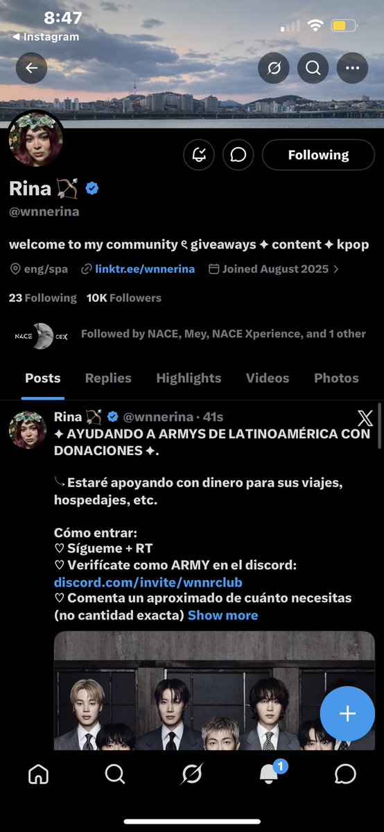 ali | verá a bts tweet media