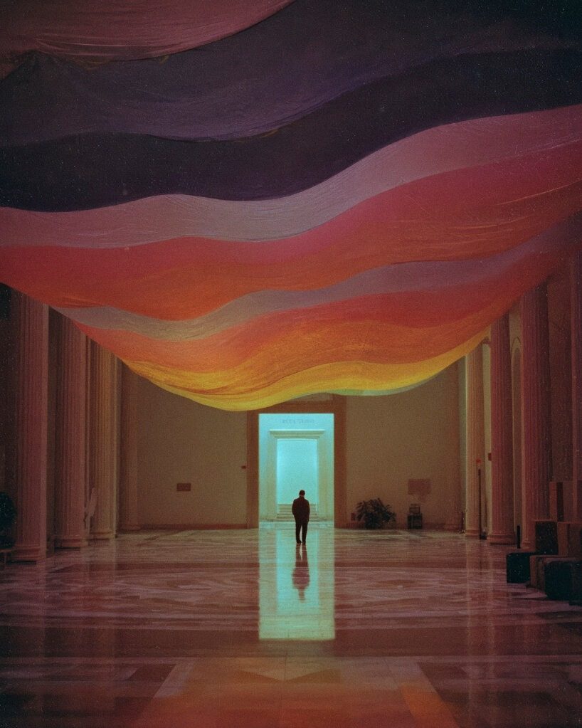 designboom's tweet photo. colors and light reconnect communities in marius troy’s imagined landscape installations https://t.co/tq2GBsH8Xs https://t.co/5hHwJdOr1l