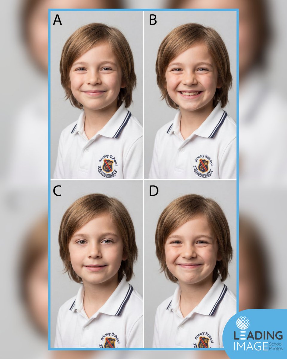 leadingimage's tweet photo. Spot the fake smile 👀

They all look convincing…
but one isn’t quite real.

👇 Comment your guess (A, B, C or D)

.
.
.

Answer: C

The giveaway? The eyes.

A real smile reaches the eyes,
that’s the moment we wait for on photo day!

Follow us for more photo fun! https://t.co/xNn2DNmt60