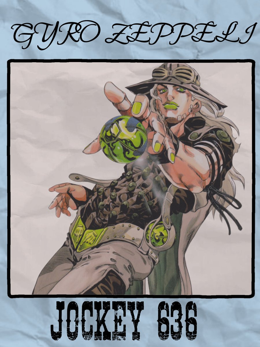 Gyro Zeppeli 𖣐 tweet media