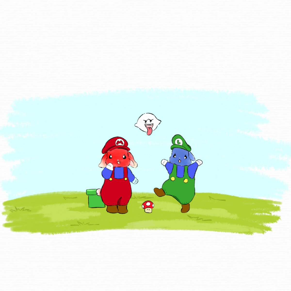 Rabbit caitvi × Mario Bros ✨️