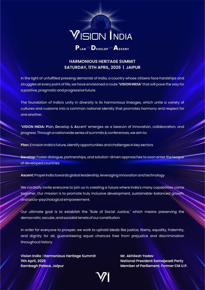 Akhilesh Yadav tweet media