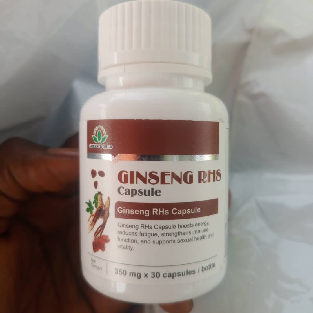 Greenherbsng's tweet photo. More than just an energy boost. 🌿

Ginseng RHs Capsules support:

✅ Immune function

✅ Fatigue reduction

✅ Sexual health &amp; vitality

One bottle, 30 capsules, total wellness. 💊✨ #Ginsengrhs #GreenWorld #Wellness #greenherbsng https://t.co/MJewasBNyy