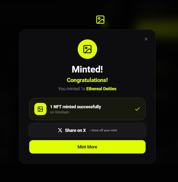 LimuCr's tweet image. #Base #Ink #Unichain #Soneium #raffle
@base @inkonchain @unichain @soneium

0x4227C66bB55d6b5fD16B263d62d8110d3826fE64