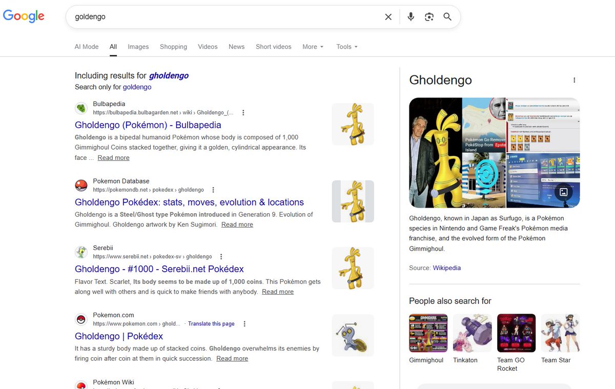 WHY IS HE THERE WITH GHOLDENGO