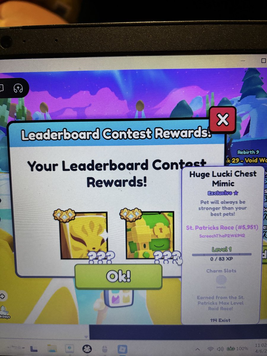 Golden Grinder!! Massive Fan Of The Pet Sim Series tweet media