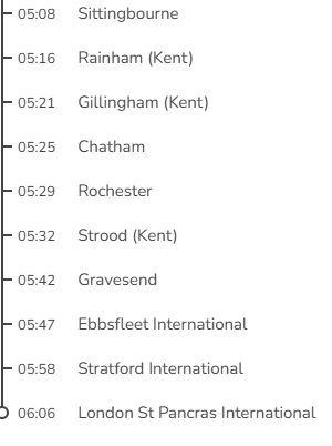 Se_Railway's tweet image. ⚠️ NEW: Engineering work not being finished in time #Margate 
❌ The following trains are cancelled this morning:
05.00 Faversham to St Pancras
06.20 St Pancras to Faversham