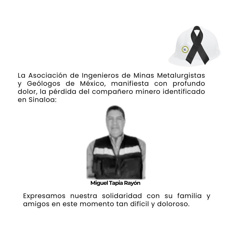 AIMMGM_Nacional's tweet photo. La AIMMGM manifiesta con profundo dolor la pérdida de nuestro compañero #minero identificado en Sinaloa.  

Expresamos nuestra solidaridad con familiares y amigos.

Exigimos que no quede impune este hecho que enluta a nuestro sector y que se intensifiquen los esfuerzos para localizar al que aún permanece desaparecido. @AimmgmCap @AimmgmD @AIMMGMSonora @AimmgmSinaloa @Claudiashein
