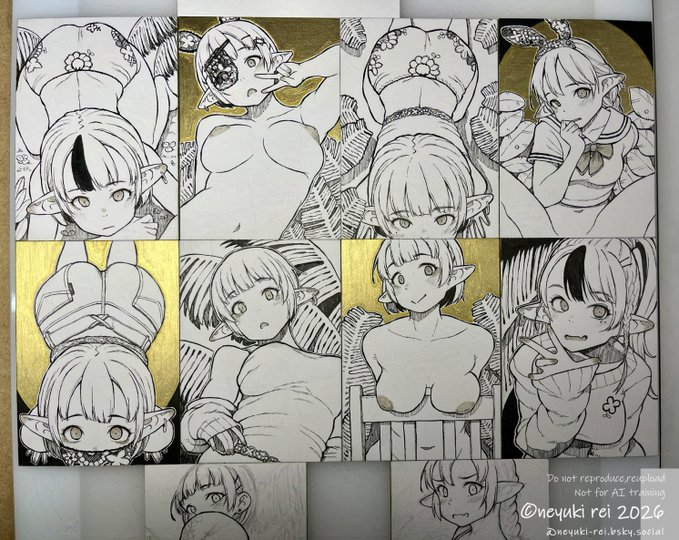 ✨Artist Trading Cards×8✨ 