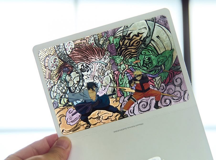 ルーセントアートカードドラゴンボールナルトどっちも加工の感じとか
