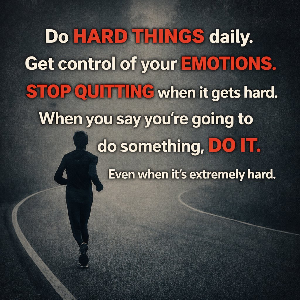 #KeepGoingBelieveInYourself #DisciplineEqualsFreedom #TrainedForLife #ConsistencyWins #NoExcuses #SelfMastery #MindsetMatters #OwnYourHealth #StayCommitted #MentalStrength #RunForLife #RunningDiscipline #RunnersMindset #DailyRun #RunningJourney
