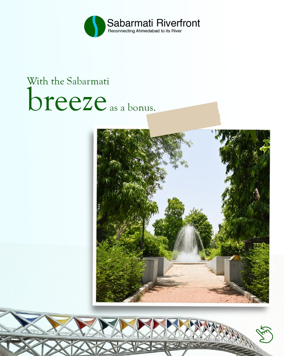 SRFDCL's tweet image. Hot outside? Touch grass. Literally.
B J Park, Sabarmati Riverfront West

#cool #shades #GreenSpaces #sabarmatiriverfront #ahmedabad