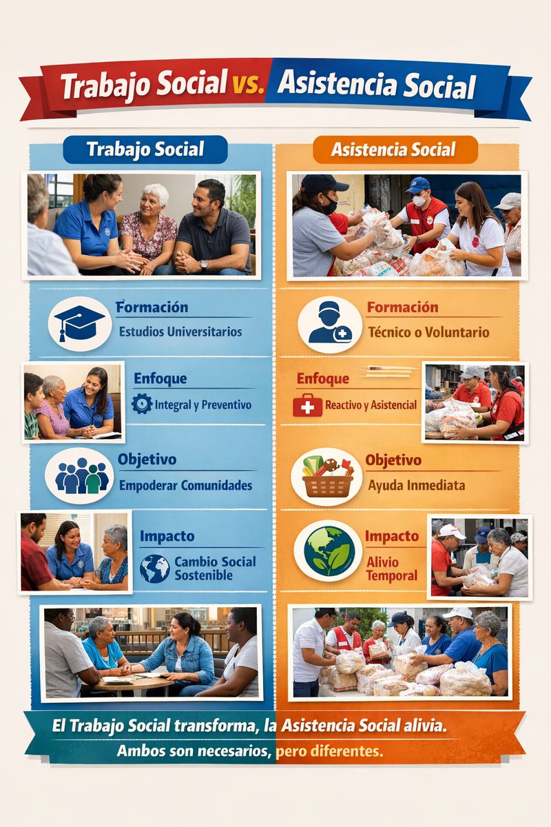 Reflexionemos juntos, el #TrabajoSocial empodera, la #AsistenciaSocial alivia las necesidades temporalmente, tu cómo profesional que buscas.....
<a href="/Interian96/">Alberto Interian</a> <a href="/YanirisHernnde7/">Yaniris Hernández MTSS</a> <a href="/YiseilisF/">Yiseilis FN</a> <a href="/jeffry_suazo1/">@JeffrySuazo</a> <a href="/iris_sotol80918/">Iris Torres Sotolongo</a>