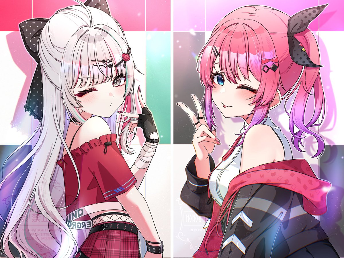 のぞめるの絵 #流石神絵師 #もちめるあーと ❤️‍🩹(⁠｡>₃• )v v(๑•᎑<๑)ｰ☆