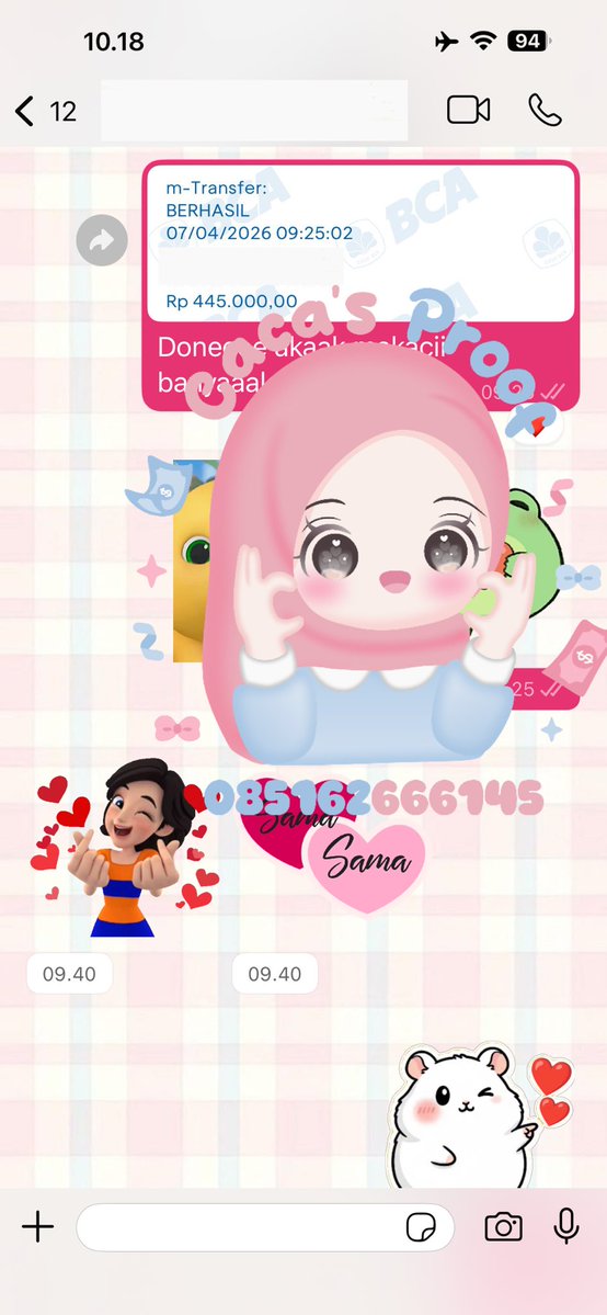 Caca ♡ ⃗ | WA di bio tweet media