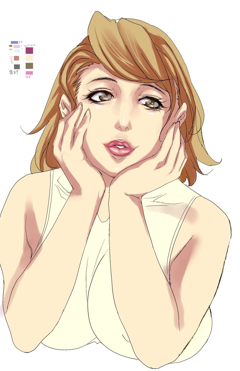 先日の微妙っぽい落書きを線画にしてイジってみたのですが…ひょっとして影とかつけずに線画だけのほうがマシなのか…どっちも微妙とかズバリなご指摘は許してください… 