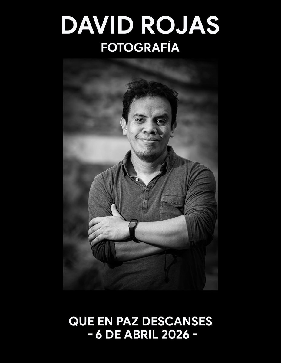 mmijangos's tweet photo. Que en paz descanse @DavidRojasGt . https://t.co/qog1vFS38g