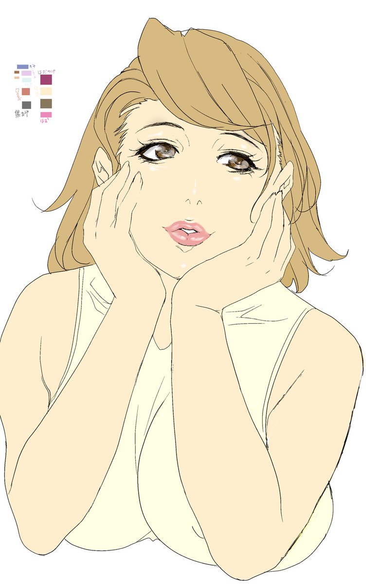 先日の微妙っぽい落書きを線画にしてイジってみたのですが…ひょっとして影とかつけずに線画だけのほうがマシなのか…どっちも微妙とかズバリなご指摘は許してください… 