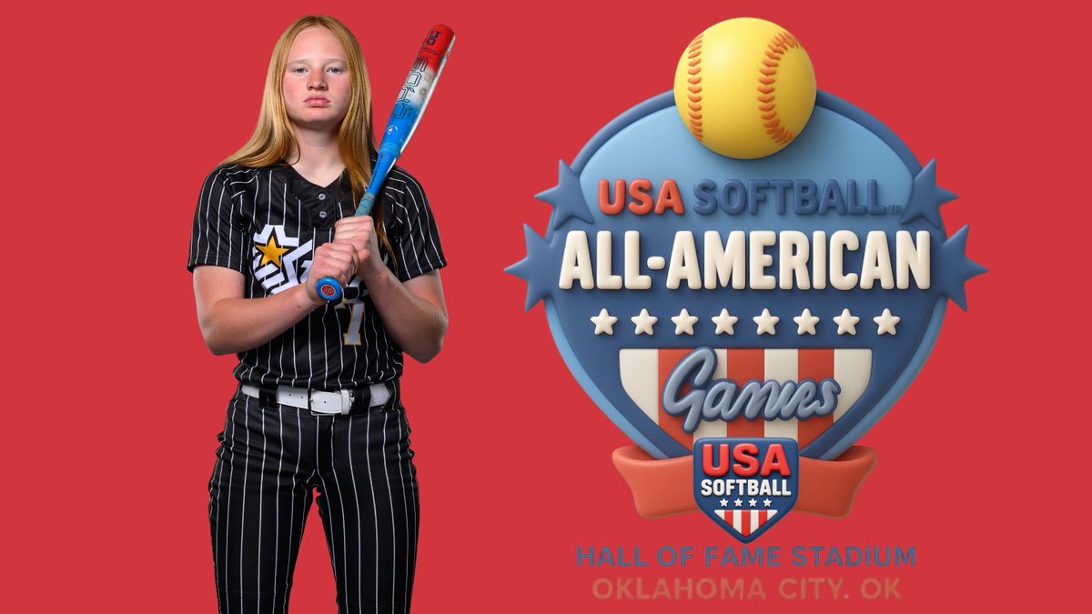 TatumC_2031's tweet photo. Honored to be selected to represent Region 7 at the @USASoftball All American games this August in OKC!

@ExtraInningSB @D1ProScouts @DfwSho @SoftballDown @D1Softball @LineDsoftball @LegacyLegendsS1 @COStars14u @ondecksoftball @SBRRetweets @QrRecruiter @TopPreps @TOP_D1RECRUITS https://t.co/7CzRmH9PTM