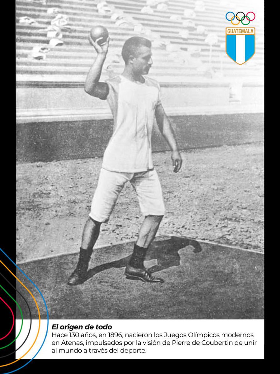 COGuatemalteco's tweet image. ✨ Han pasado 130 años desde la primera edición de los Juegos Olímpicos modernos, un acontecimiento que marcó el inicio de una historia sin precedentes...

Los datos de la primera cita en Atenas 📝📌
cog.org.gt/news/public/4D…
📸 COI

#Olympics #Athens1896