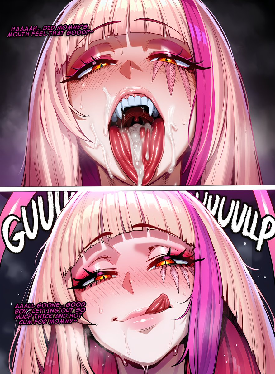 Why not unwind after a long day of work by letting Mommy Squeeze all your troubles away with her Fat Sloshing Cowtits 💜