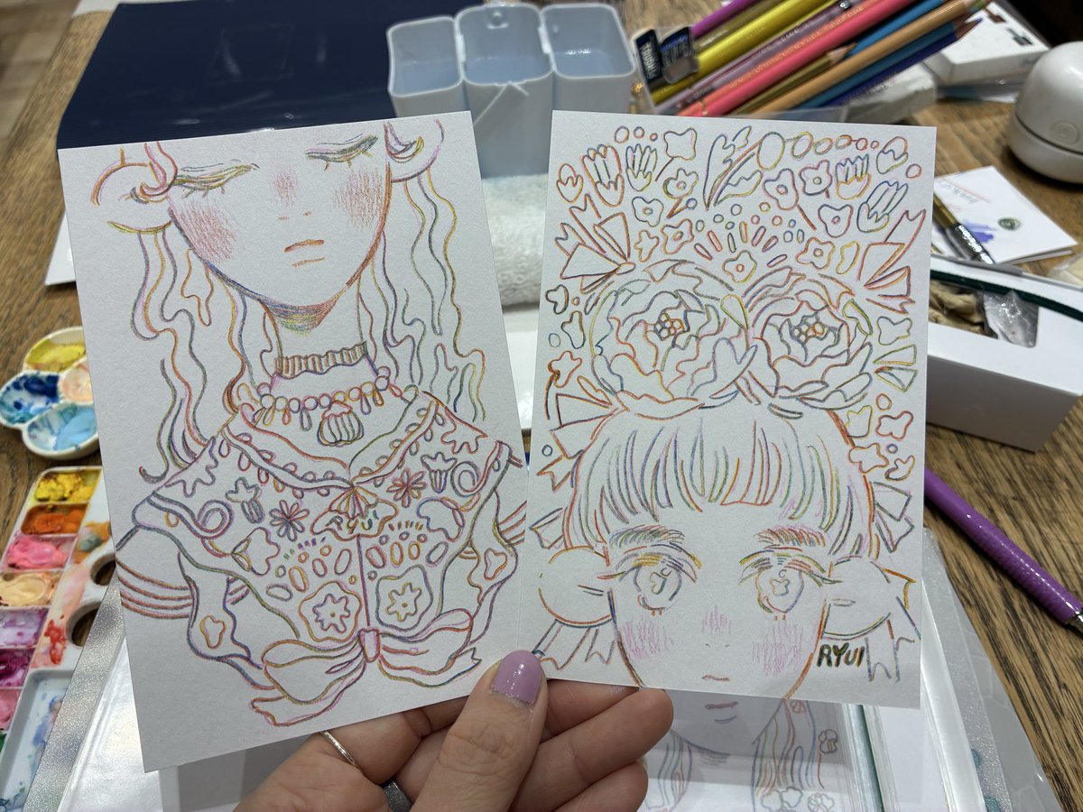 RYU1_origin's tweet photo. GWの似顔絵会、
めっちゃ予約なくて悲しい半分
お休み増えそうで嬉しい半分です。

気になる方は是非是非Instagram
チェックしてください🙌

https://t.co/Ccj6eAATQj https://t.co/1GZBw1G4gI