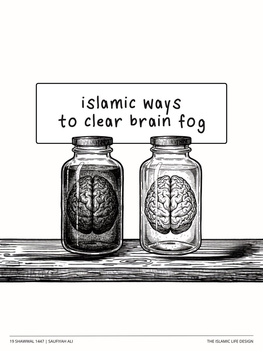 saufiyvh's tweet photo. Islāmic ways to clear brain fog: https://t.co/hedpzCX1cY