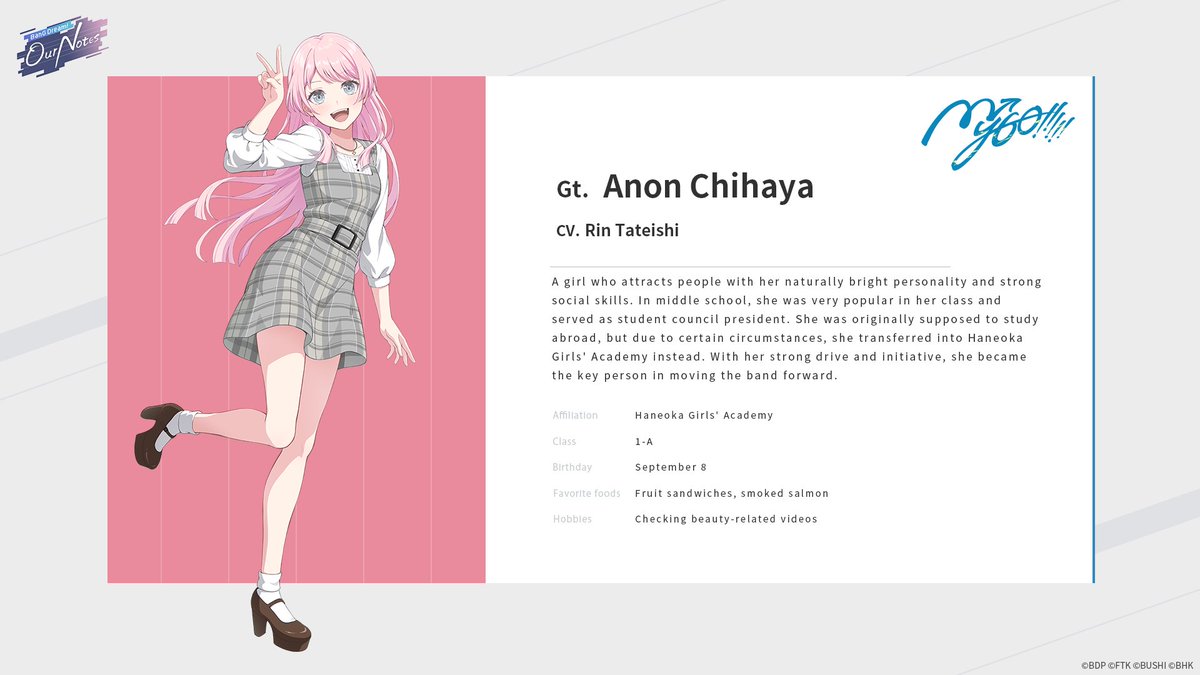 BanG Dream! Our Notes tweet media