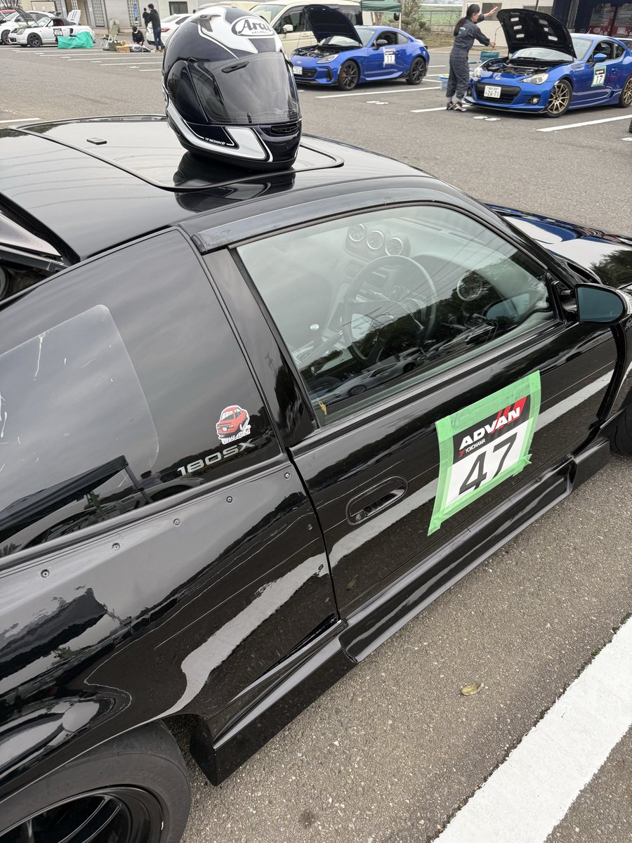 tzr_5r's tweet photo. 初めてのtc1000楽しかったー！
が、タービン周りからガスケット抜けの音がするのと、ドライバーが酔いに弱いので早期退散💨

小雨ハーフウェットでベストタイム44.4くらい？
初めてにしてはいい方でしょ！

知らない方ばかりでしたが、ご一緒させていただいた皆様ありがとうございました！🚗
#tc1000 https://t.co/mc6ICZI5kR