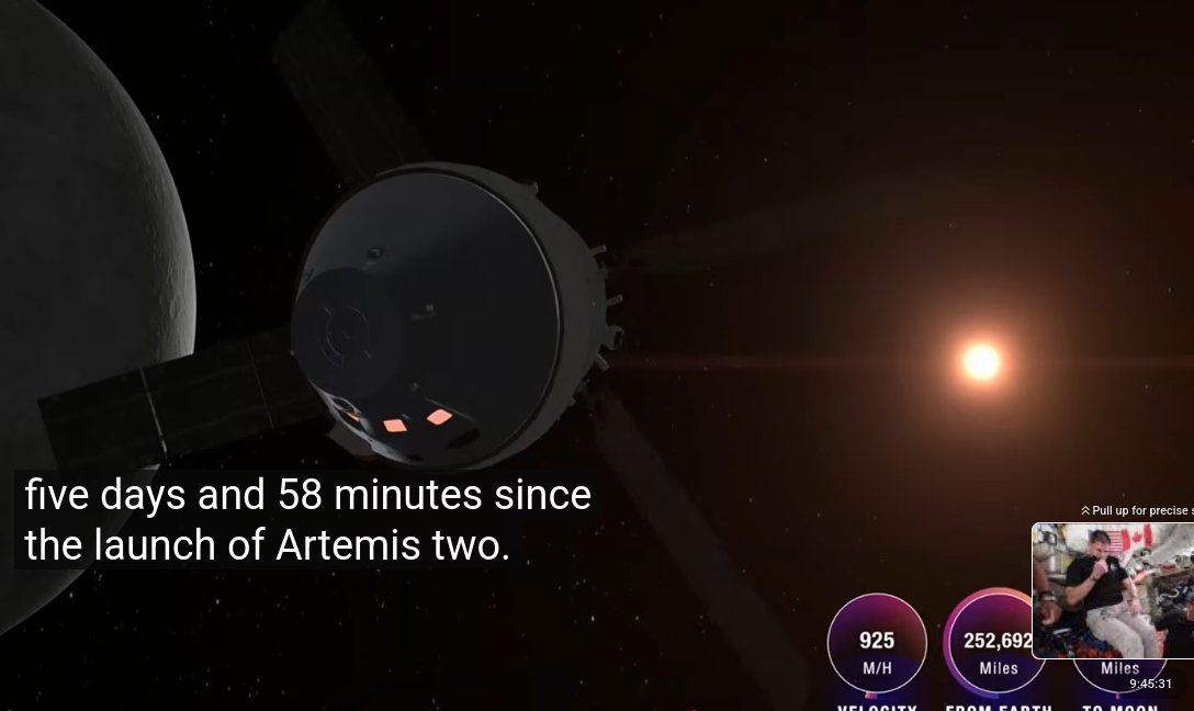 So far with the Artemis 2 mission I have been happy with my predictions of what the crew might have seen up until the end of the eclipse. That some stars and even planets were seen around the rim of the moon is to be expected as the line of sight to them passes through the lunar